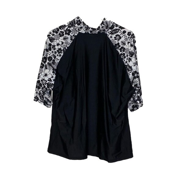 UV Skinz Women’s Sun Top 50+UPF Short Sleeve Black Size 4xl - Picture 1 of 9